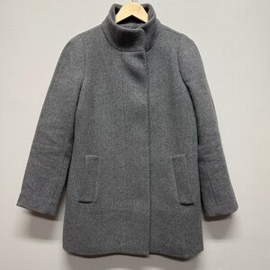 J.Crew Mercantile Gray Wool Blend Coat - Size 4